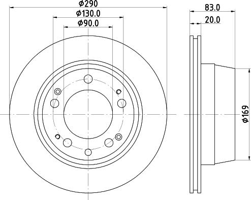 Pagid 52604 - Тормозной диск autospares.lv