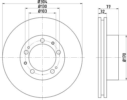 Pagid 52614 - Тормозной диск autospares.lv