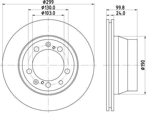 Pagid 52611 - Тормозной диск autospares.lv