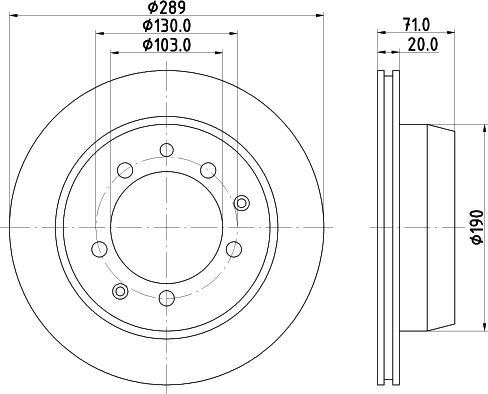 Pagid 52612 - Тормозной диск autospares.lv