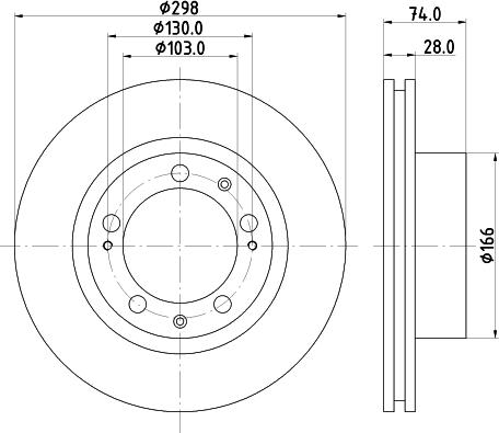 Pagid 52620 - Тормозной диск autospares.lv