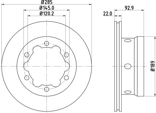 Pagid 52169 - Тормозной диск autospares.lv