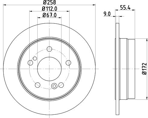 Pagid 52106 - Тормозной диск autospares.lv