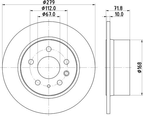 Pagid 52101 - Тормозной диск autospares.lv