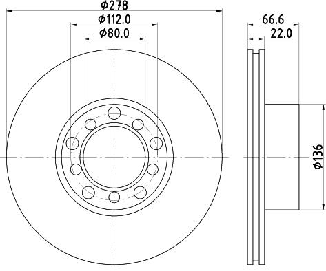 Pagid 52114 - Тормозной диск autospares.lv