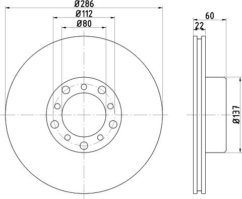 Pagid 52121 - Тормозной диск autospares.lv
