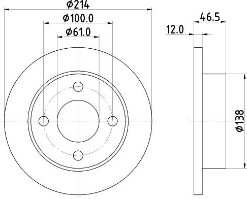 Pagid 52314 - Тормозной диск autospares.lv