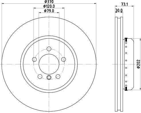 Pagid 65146 - Тормозной диск autospares.lv