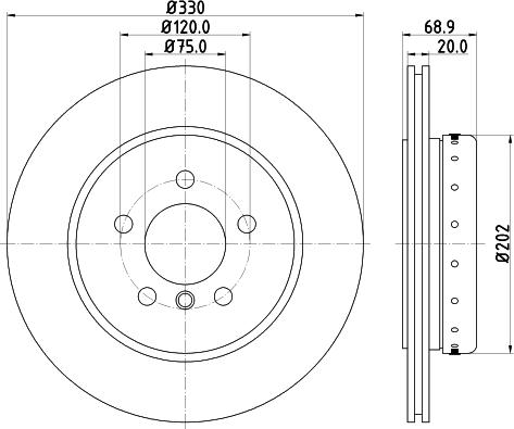 Pagid 65130 - Тормозной диск autospares.lv