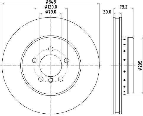 Pagid 65138 - Тормозной диск autospares.lv