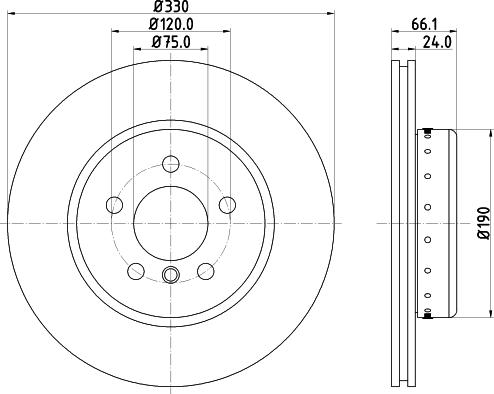 Pagid 65129 - Тормозной диск autospares.lv