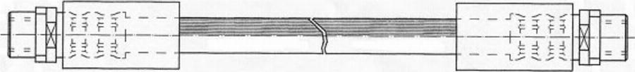 Pagid 70434 - Тормозной шланг autospares.lv