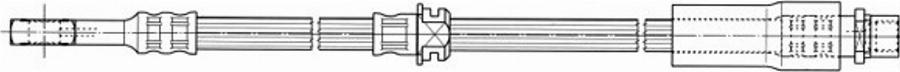 Pagid 70657 - Тормозной шланг autospares.lv