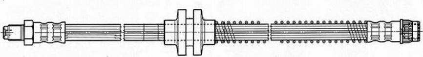 Pagid 70705 - Тормозной шланг autospares.lv