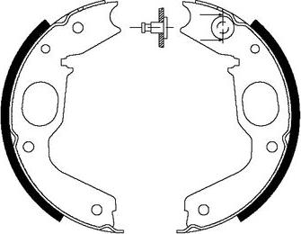 Pagid H7990 - Комплект тормозов, ручник, парковка autospares.lv