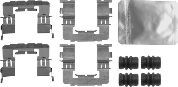 Pagid K0705 - Комплектующие для колодок дискового тормоза autospares.lv