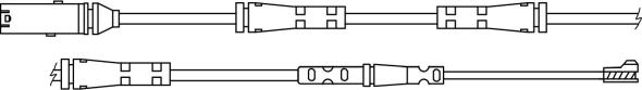 Pagid P8728 - Сигнализатор, износ тормозных колодок autospares.lv