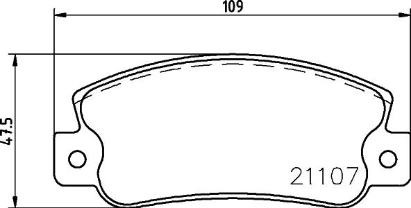 Pagid T9017 - Тормозные колодки, дисковые, комплект autospares.lv