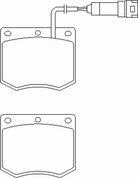 Pagid T4006 - Тормозные колодки, дисковые, комплект autospares.lv