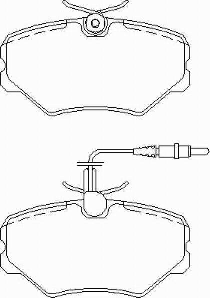 Pagid T5093 - Тормозные колодки, дисковые, комплект autospares.lv