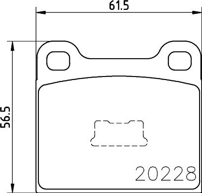 Pagid T0451 - Тормозные колодки, дисковые, комплект autospares.lv
