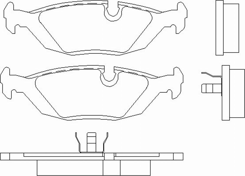 Pagid T0412 - Тормозные колодки, дисковые, комплект autospares.lv