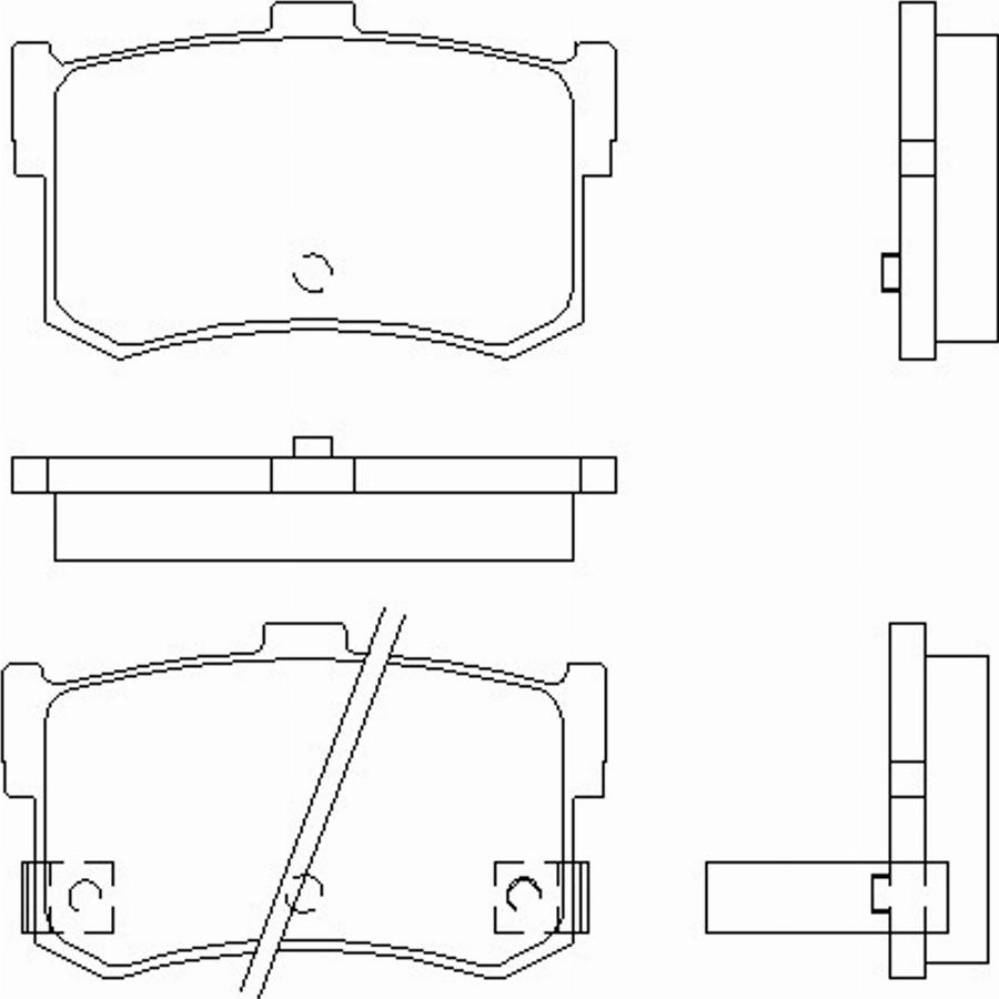 Pagid T 0369 - Тормозные колодки, дисковые, комплект autospares.lv