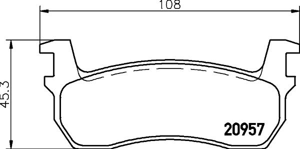 Pagid T0316 - Тормозные колодки, дисковые, комплект autospares.lv