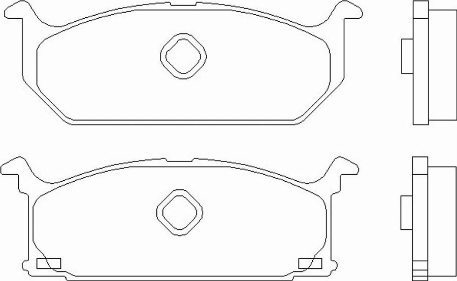 Pagid T0339 - Тормозные колодки, дисковые, комплект autospares.lv