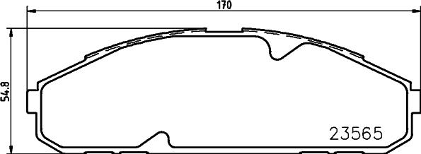 Pagid T1474 - Тормозные колодки, дисковые, комплект autospares.lv