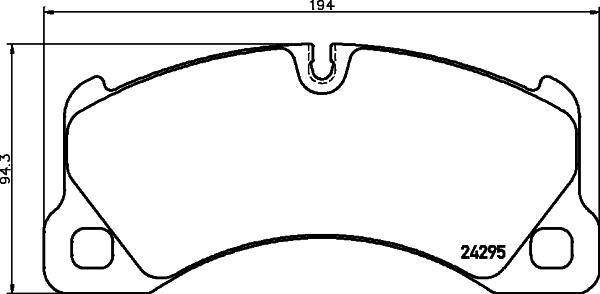 Pagid T1626 - Тормозные колодки, дисковые, комплект autospares.lv