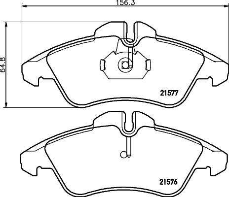 Pagid T1111 - Тормозные колодки, дисковые, комплект autospares.lv