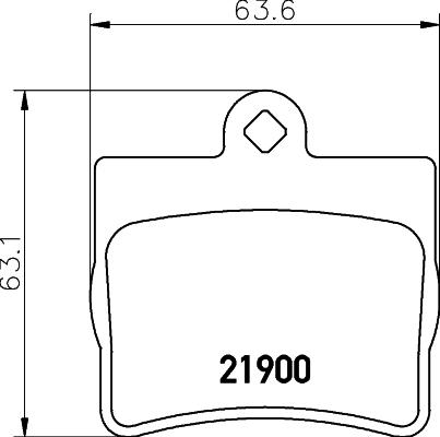 Pagid T1139 - Тормозные колодки, дисковые, комплект autospares.lv