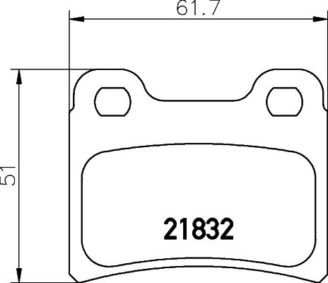 Pagid T1123 - Тормозные колодки, дисковые, комплект autospares.lv