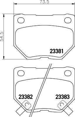 Pagid T1298 - Тормозные колодки, дисковые, комплект autospares.lv