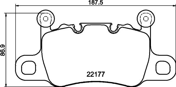 Pagid T3192 - Тормозные колодки, дисковые, комплект autospares.lv