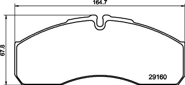 Pagid T3154 - Тормозные колодки, дисковые, комплект autospares.lv