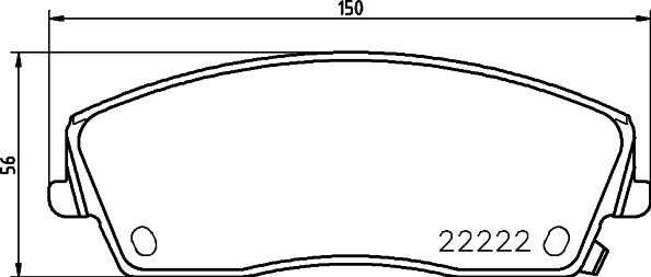 Pagid T2495 - Тормозные колодки, дисковые, комплект autospares.lv