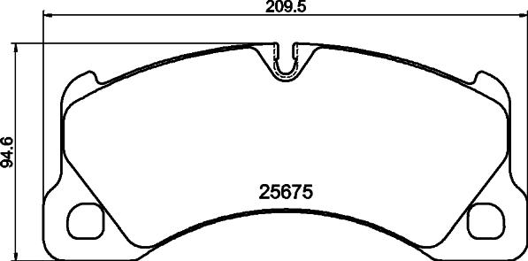 Pagid T2884 - Тормозные колодки, дисковые, комплект autospares.lv