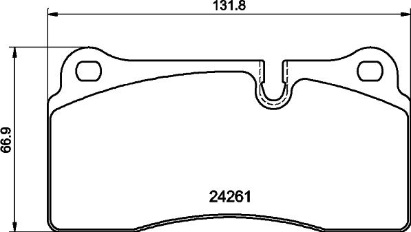 Pagid T2888 - Тормозные колодки, дисковые, комплект autospares.lv