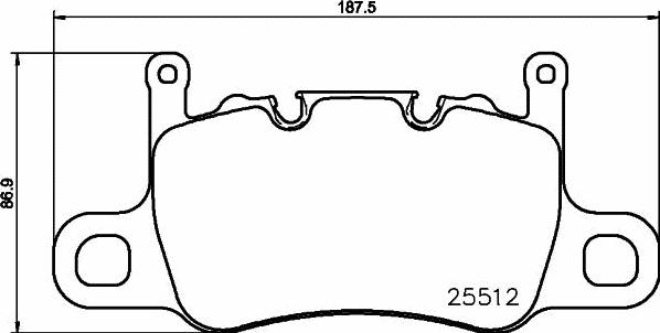 Pagid T2356 - Тормозные колодки, дисковые, комплект autospares.lv