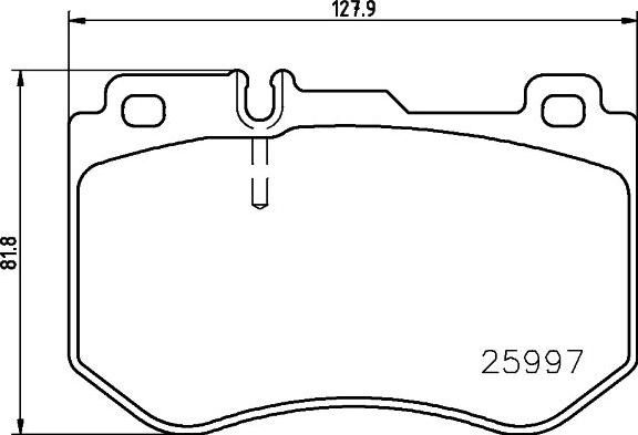 Pagid T2373 - Тормозные колодки, дисковые, комплект autospares.lv