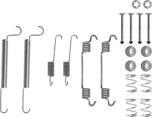 Pagid X0098 - Комплектующие, барабанный тормозной механизм autospares.lv