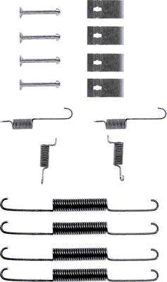 Pagid X0045 - Комплектующие, барабанный тормозной механизм autospares.lv