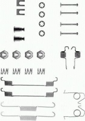 Pagid X0026 - Комплектующие, барабанный тормозной механизм autospares.lv