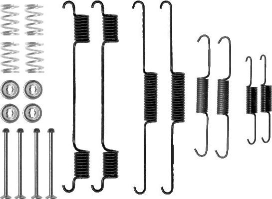 Pagid X0121 - Комплектующие, барабанный тормозной механизм autospares.lv