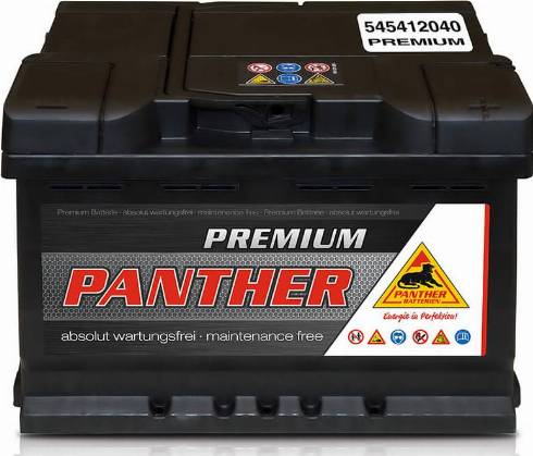 PANTHER 545412040 - Стартерная аккумуляторная батарея, АКБ autospares.lv