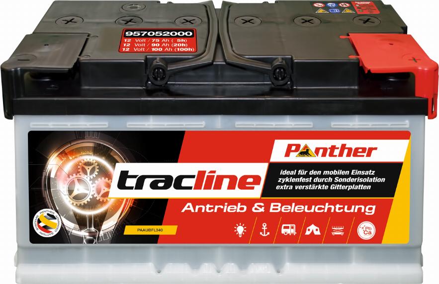 PANTHER AB.9575233 - Стартерная аккумуляторная батарея, АКБ autospares.lv