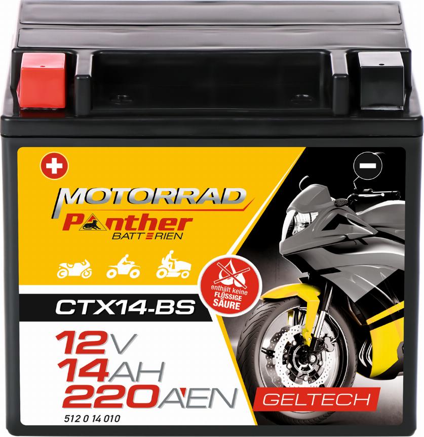 PANTHER GB.5121477 - Стартерная аккумуляторная батарея, АКБ autospares.lv