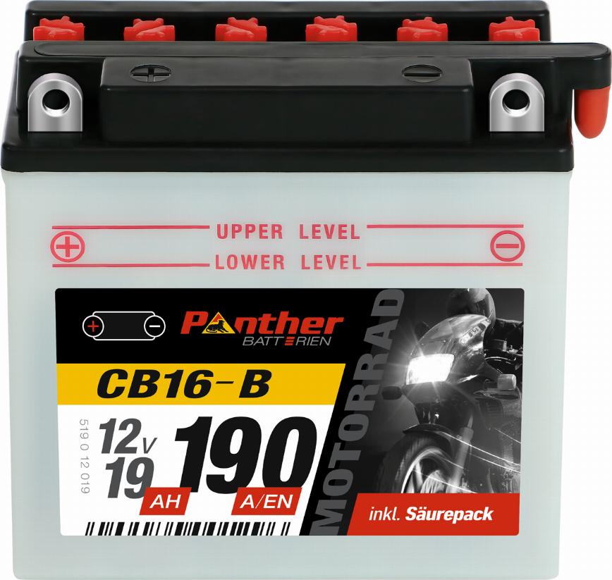 PANTHER MB.5191277 - Стартерная аккумуляторная батарея, АКБ autospares.lv